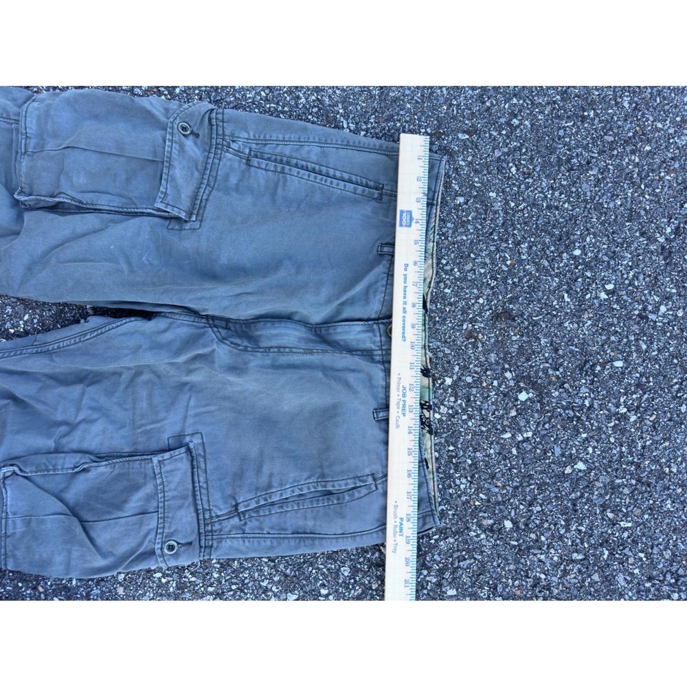 Levis Mens Cargo Pants W36 L30 Blue Grey Camo Lined Utility Workwear 13786-0006 - Picture 4 of 9
